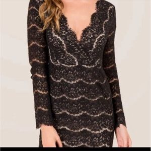 NWT Francesca’s Mini Lacey Open Backed Dress